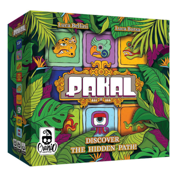 Pakal Board Game box cover.