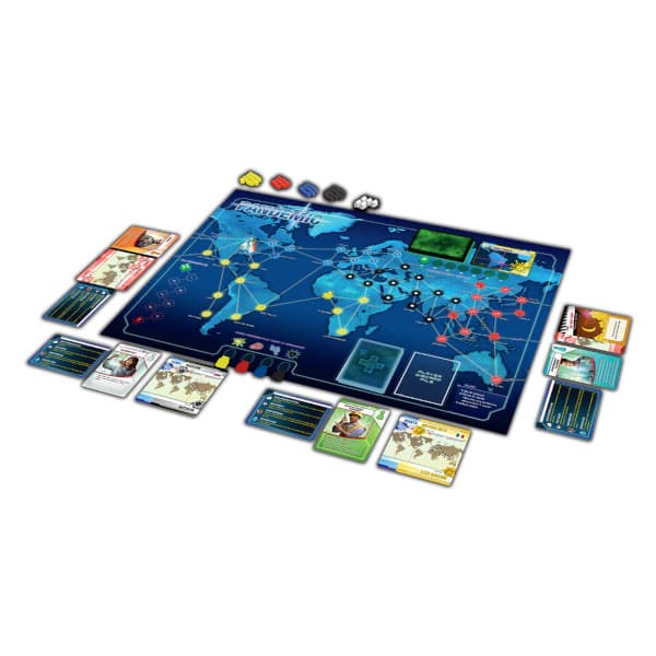 Pandemic Board Game game board.