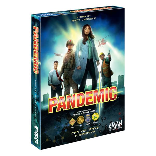 Pandemic Board Game box cover.