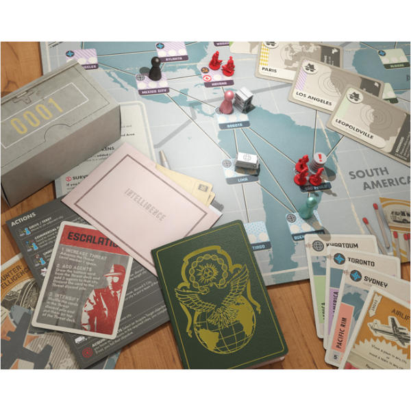Pandemic Legacy Season 0 Board Game components.