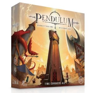 Pendulum Board Game box cover.