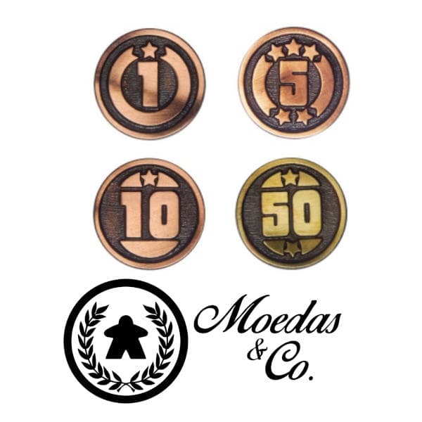 Power Grid Metal Coins from Moedas & Co.