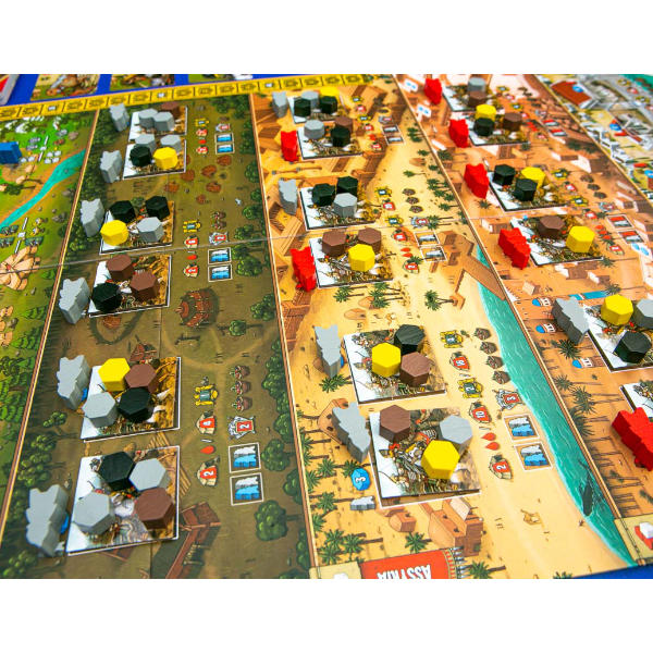 Raiders of Scythia Board Game gameplay board.