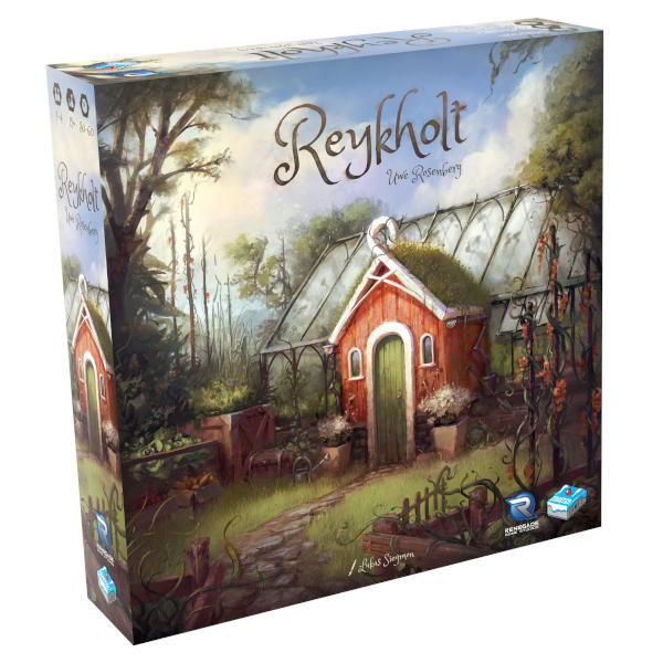 Reykholt Board Game front of box.