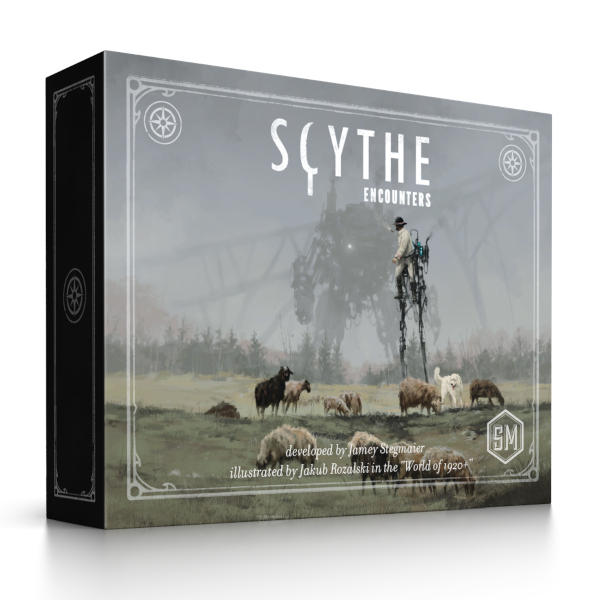 Scythe Encounters Expansion box cover.