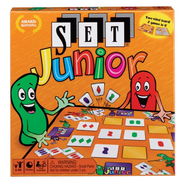SET Junior Card Game Box Cover.