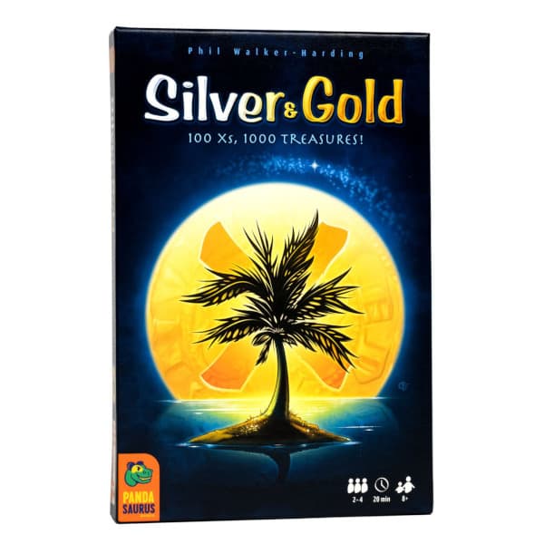 Silver and Gold Board Game Box cover.