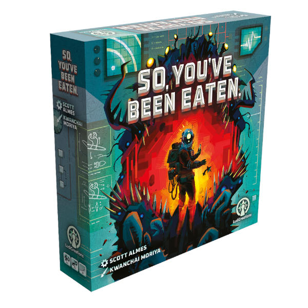 So Youve Been Eaten Board game box cover.