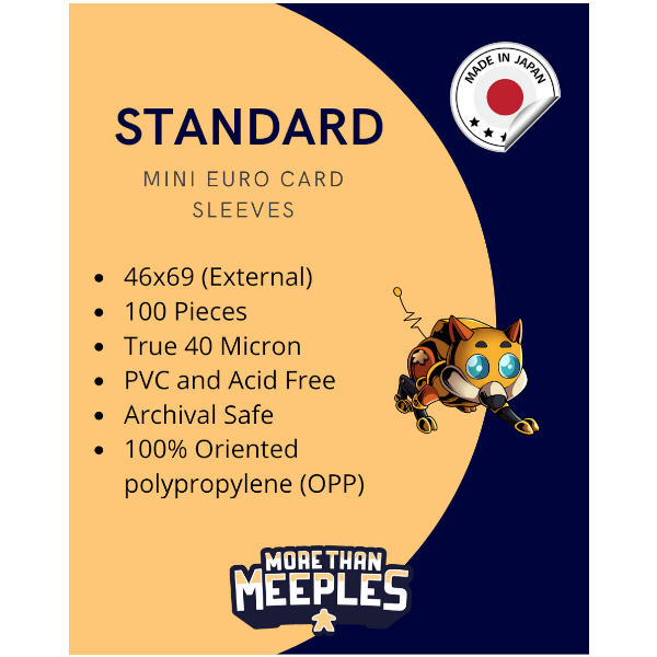 More Than Meeples Standard Mini Euro Card Sleeves 46x69