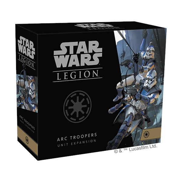 Star Wars Legion ARC Troopers Unit Expansion box cover.