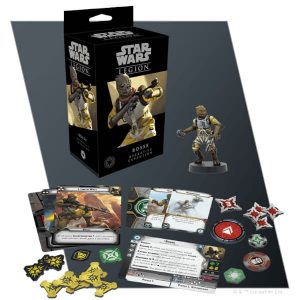 Star Wars Legion Bossk Operative Expansion cover and spread.
