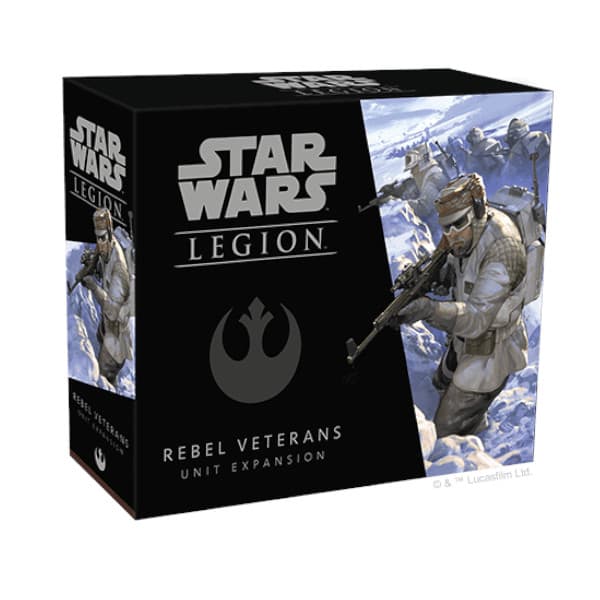 Star Wars Legion Rebel Veterans Unit Expansion box cover.