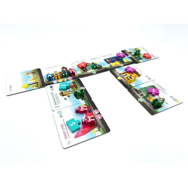 Streets Board Game components.