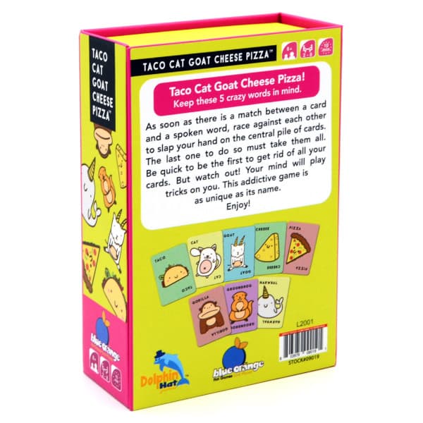 Taco Cat Goat Cheese Pizza  Board Card Game For Kids Adults Bday Party Home Game