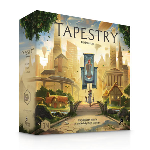 Tapestry Board Game box cover.
