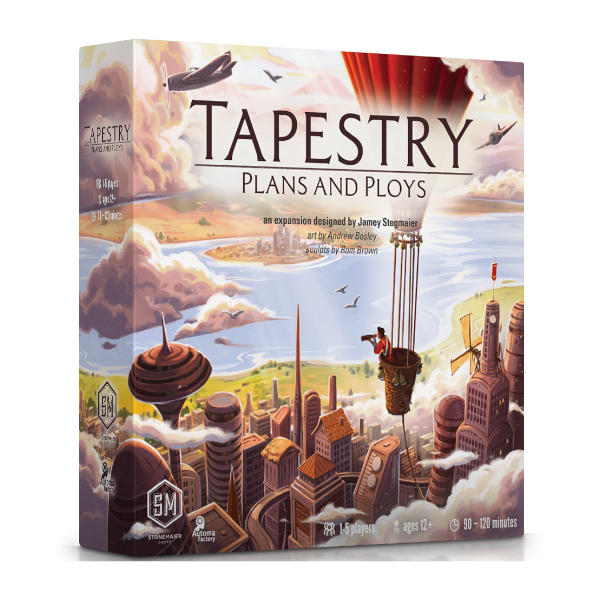 Tapestry Plans and Ploys Expansion box cover.
