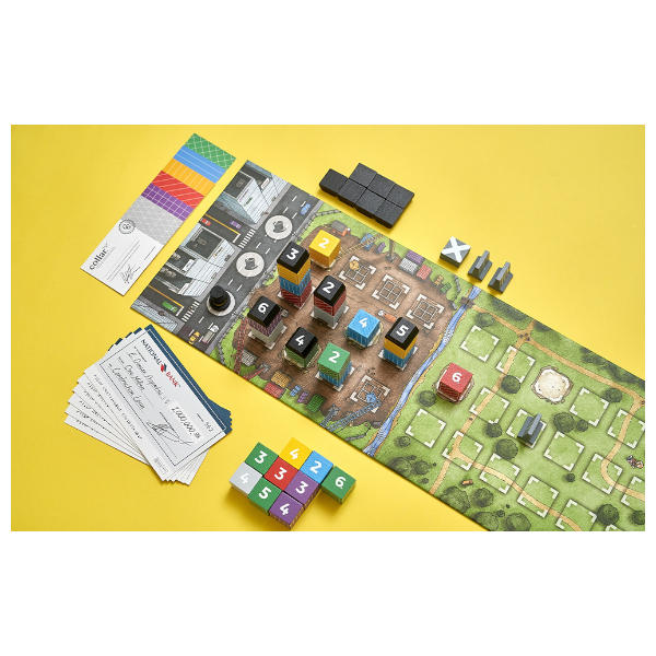 The Estates Board Game components.