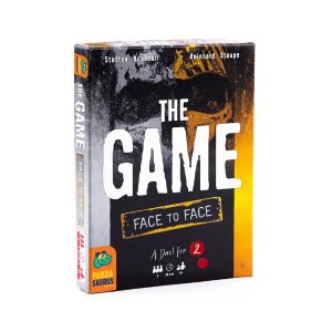 The Game Face to Face Card Game box cover.