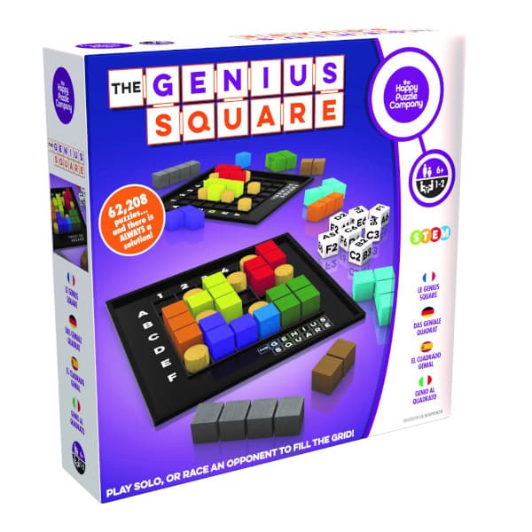 The Genius Square game box cover.