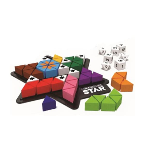 The Genius Star Game box components.