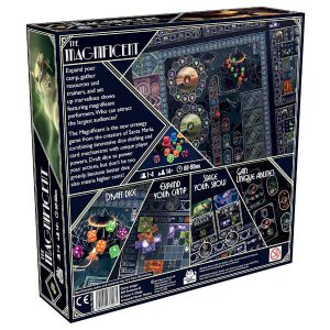 The Magnificent Board Game back of box.