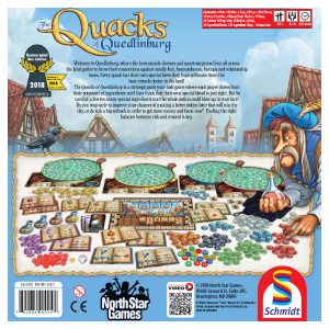 The Quacks of Quedlinburg Board Game back cover.