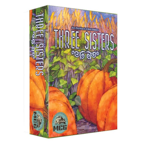Three Sisters Board Game Kickstarter Edition box cover.