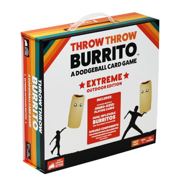 Throw Throw Burrito Extreme Outdoor Edition front cover 3d.
