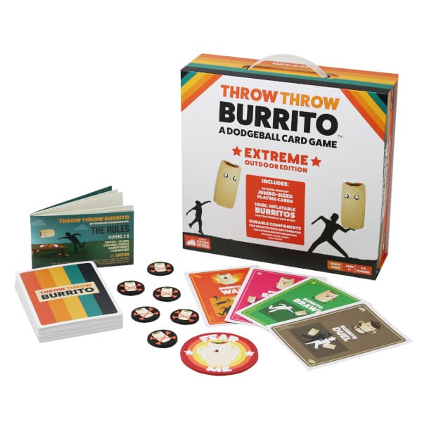 Throw Throw Burrito Extreme Outdoor Edition component spread.