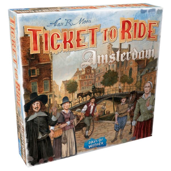 Ticket to Ride Amsterdam box cover.