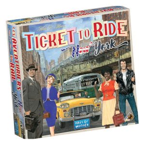 Ticket to Ride New York Board Game Cover.