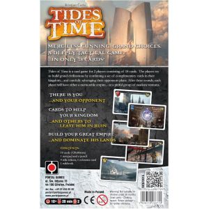 Tides of Time the Board Game back cover.