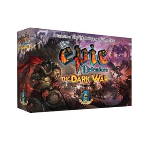 Tiny Epic Defenders the Dark War Expansion box cover.