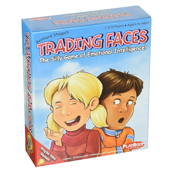 Trading Faces Game front cover.