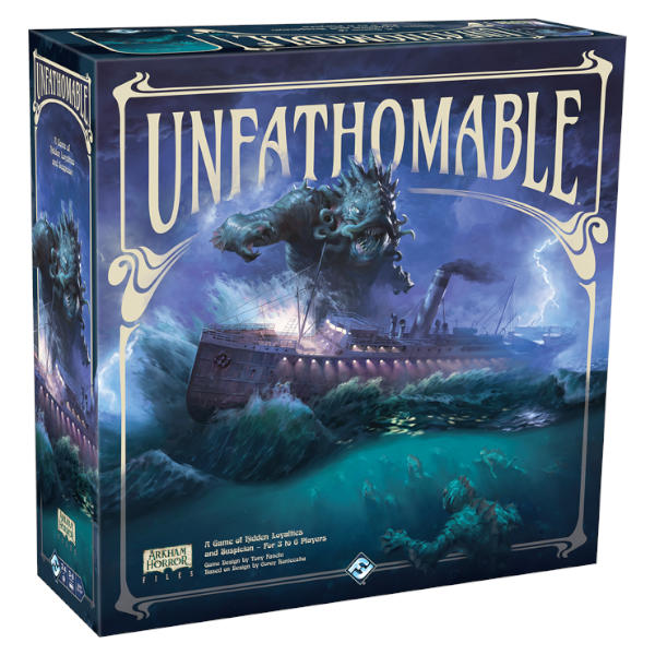 Unfathomable Board Game box cover.