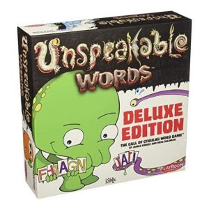 Unspeakable Words Deluxe Edition Box cover.