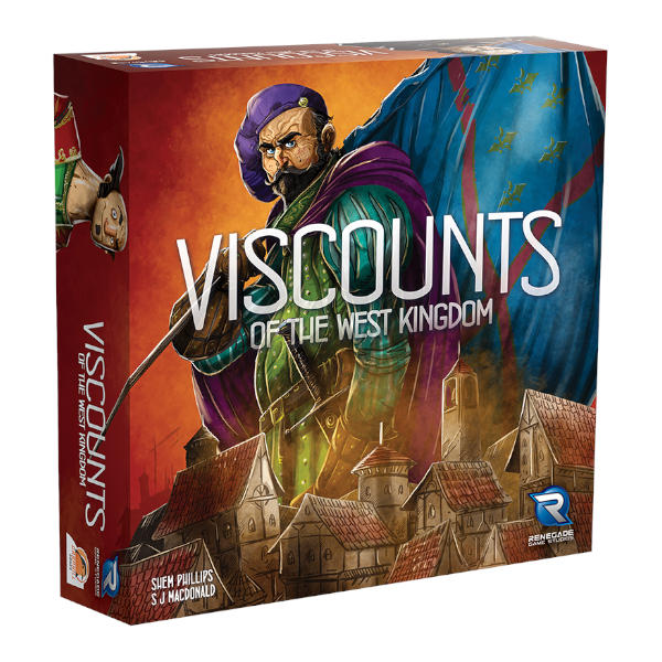 Viscounts of the West Kingdom Board Game box cover.