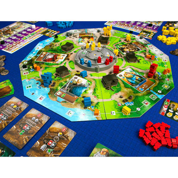 Viscounts of the West Kingdom Board Game gameplay and components.