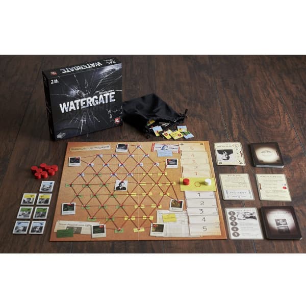 Watergate Board Game components.