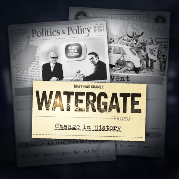 Watergate Board Game promotion.