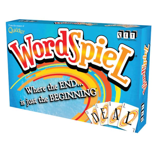 Wordspiel Card Game box cover.