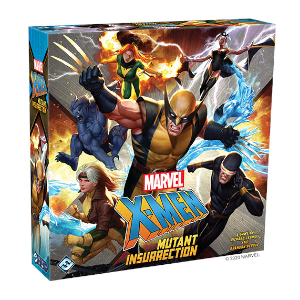 X Men Mutant Insurrection Board Game box cover.