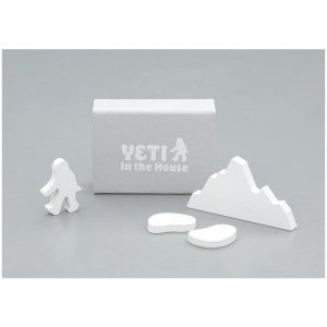 Yeti in the House Game components and box.