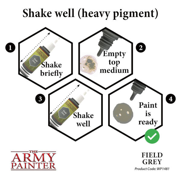 Army Painter Field Grey Warpaint.
