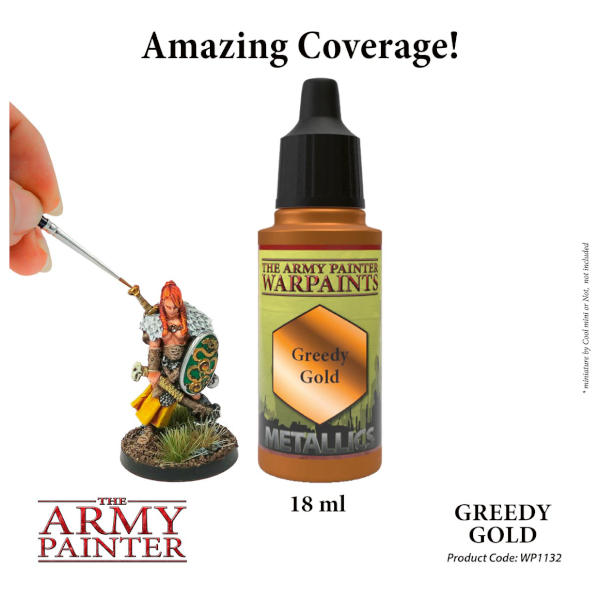Army Painter Greedy Gold Warpaint (Metallic)
