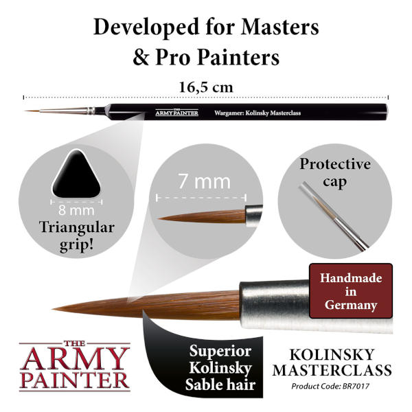 Army Painter Kolinsky Masterclass Brush