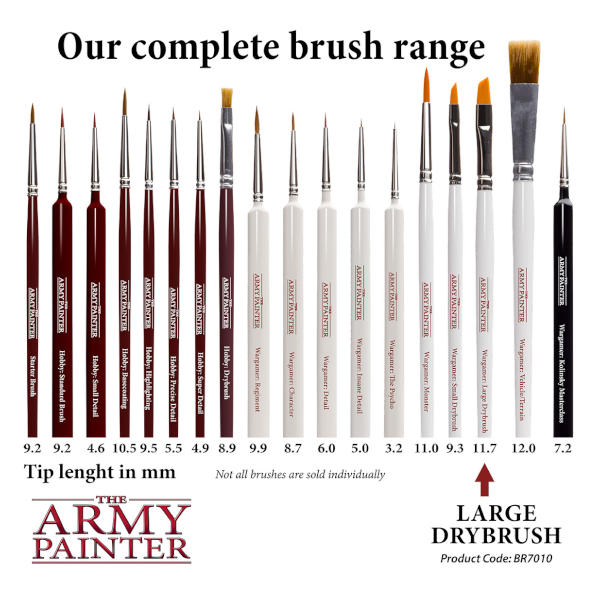 The Army Painter - Wargamer Series Brush: Large Drybrush (BR7010)