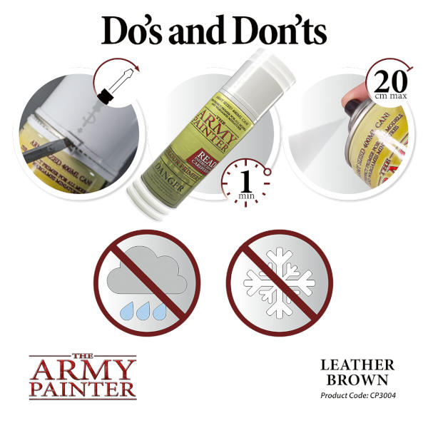 Army Painter Leather Brown Colour Primer