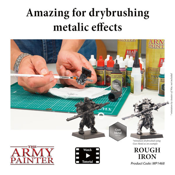 Army Painter Rough Iron Warpaint (Metallic)