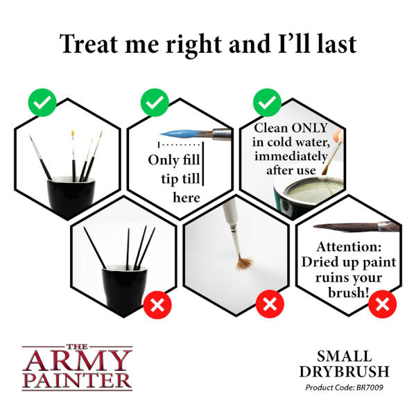 Army Painter Small Dry Brush (Wargamer)
